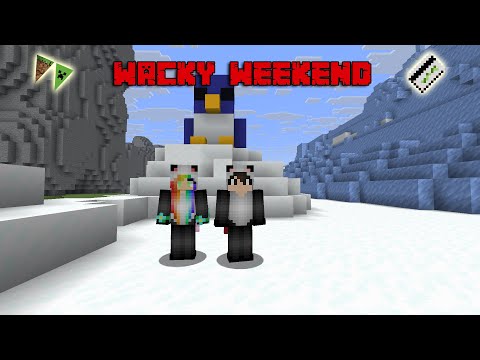 🎯❄️ Minecraft Mini-Game Marathon With My GF | Voxelpark Wacky Weekend