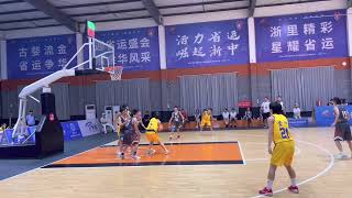 浙江省スポーツ大会の女子バスケットボール⛹️‍♀️に出てる16歳の娘