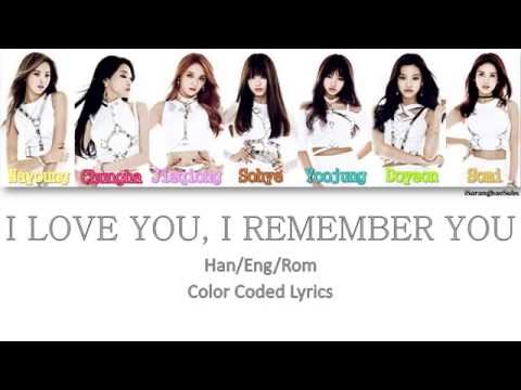 I.O.I - I LOVE YOU, I REMEMBER YOU (사랑해 기억해) [Color Coded Han|Rom|Eng|Esp]