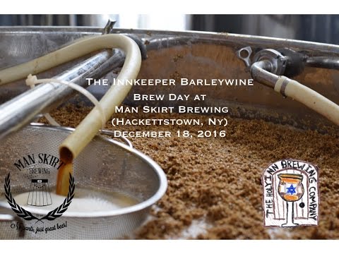 Innkeeper Barleywine Brew Day at Man Skirt Brewing