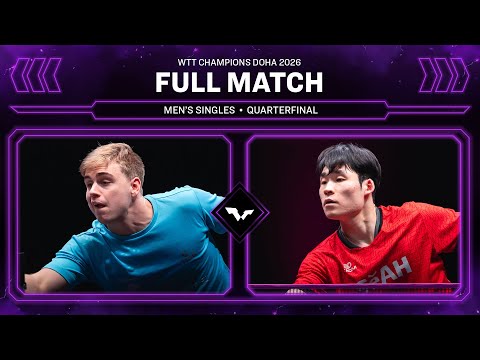 FULL MATCH | Truls Moregard vs Jang Woojin | MS QF | WTT Champions Doha 2026