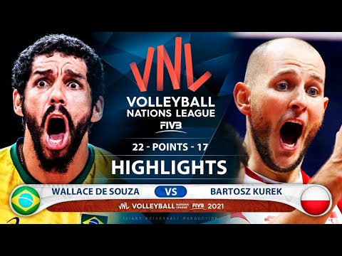 Brazil vs Poland | Gold Medal Match | VNL 2021 | Highlights | Wallace De Souza vs Bartosz Kurek