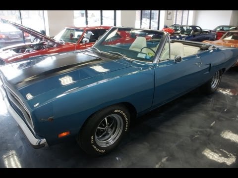Review of 1970 Plymouth Roadrunner Convertible For Sale~Very Rare~100% Matching Numbers~