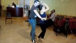Jon Trevino &amp; Tiffany Social Dance at Mr. Mambo&#39;s Salsa Social