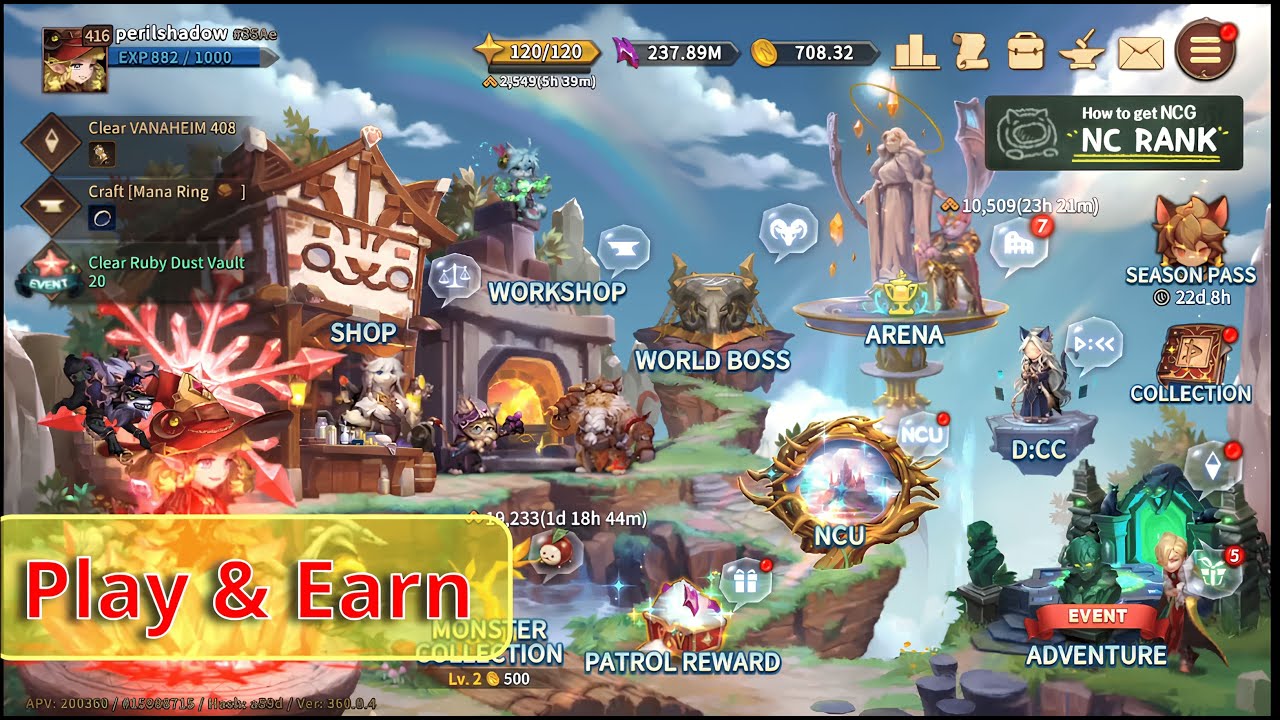 EARN While You Game?! Nine Chronicles Gameplay + Beginner Guide | NomadPlays & Eats