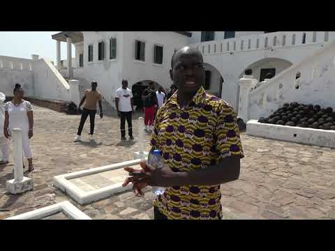 White Devils Graves at Cape Coast Holocaust Dungeons - Ghana Dec 2019 Tour