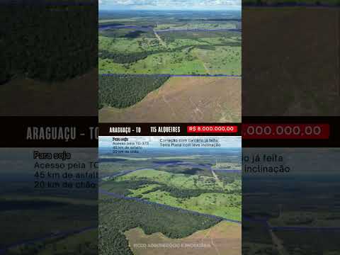 Fazenda em Araguaçu Tocantins/ whatsapp 62 99373-6407