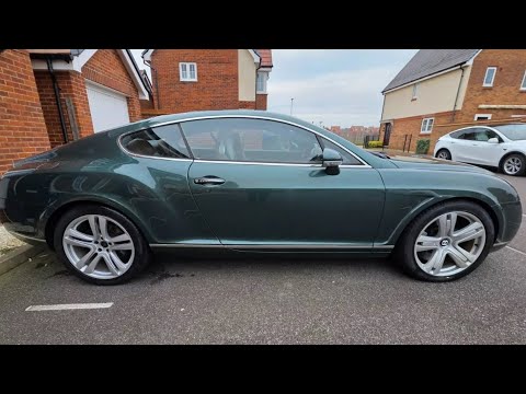 Train journey & pick up Bentley Continental GT I’ve not seen & drive 300 miles back to Yorkshire !