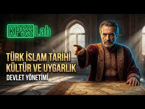 25) KPSS / AGS Tarih 2026 - Türk İslam Tarihi Kültür ve Uygarlık - Devlet Yönetimi - KPSS Lab