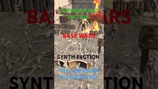 #fallout4 (BASE WARS) SUPERMUTANT FACTION VS SYNTH FACTION ( ALL DIFFERENT TYPES SOLDIERS) Arena