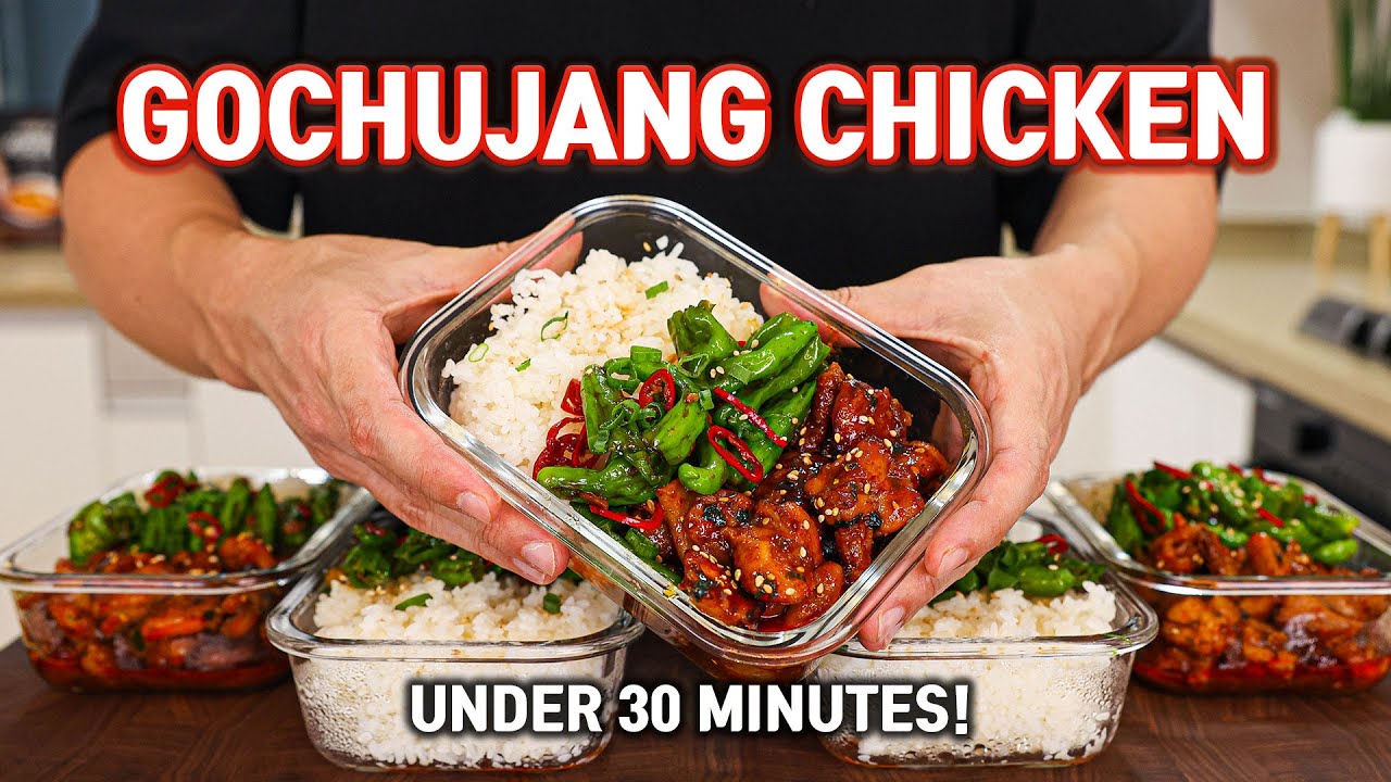 This Gochujang Chicken Bulgogi Meal Prep Will Change Your LIFE, Done In 30 Minutes