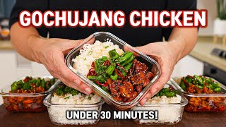This Gochujang Chicken Bulgogi Meal Prep Will Change Your LIFE, Done In 30 Minutes