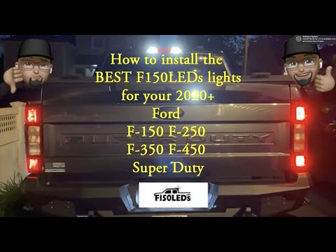 How to Replace OEM Tail Light Bulbs F150LEDs Running Brake Bulbs Ford 2020 2022 F250 F350 Super Duty
