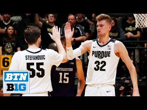 Highlights: Haarms Leads Boilers to Win | Northwestern at Purdue | Dec. 8, 2019