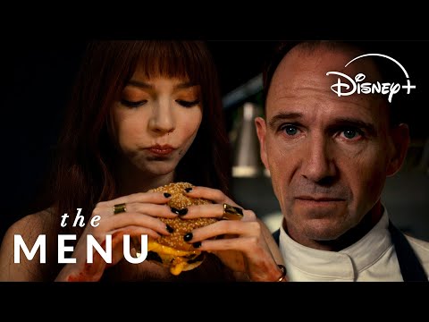 Ralph Fiennes Makes Anya Taylor-Joy A Cheeseburger | The Menu | Disney+ UK
