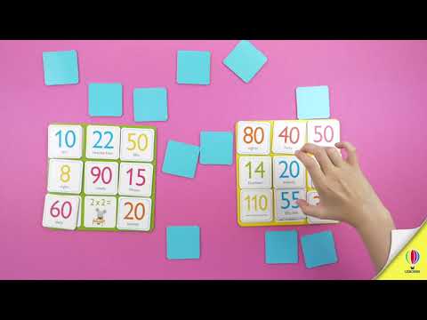 Відео огляд Настольная игра Times Tables Matching Game в комплекте с книгой [Usborne]
