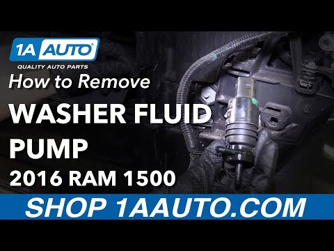 How to Remove Washer Fluid Pump 09-18 Ram 1500