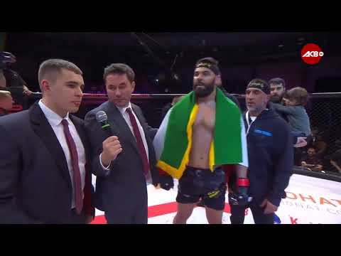 Amir aliakbari demanding title shot