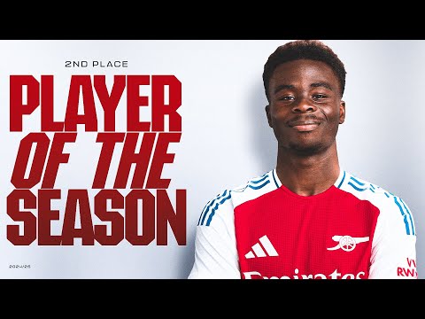 2024/25 PLAYER OF THE SEASON | Second Place | The best of Bukayo Saka ⚡️
