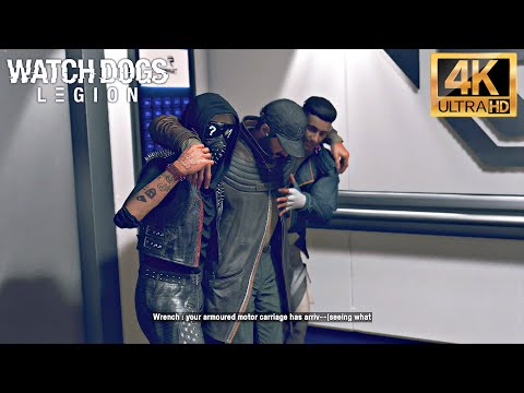 Wrench Saves Aiden and Jackson Pearce - Watch Dogs Legion Bloodline DLC (2021)