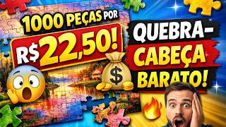 [NOVO] PROMOÇÃO relâmpago de QUEBRA-CABEÇAS na Amazon 1000 PEÇAS por R$22,50?! Vale a pena demais!!
