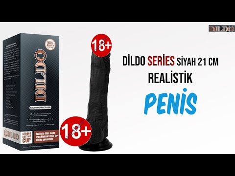 Dildo Series Siyah Yuan 21 Cm Realistik Penis