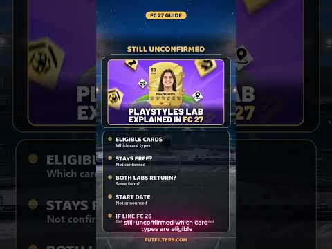 FC 27 PlayStyles Lab Explained: What's Confirmed & How to Pick PlayStyles #PlayStylesLab