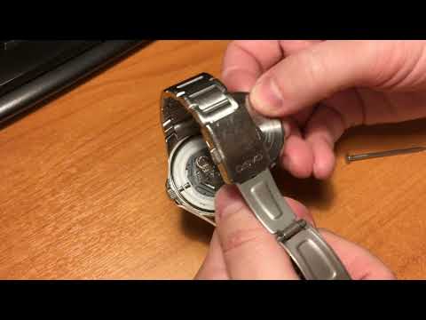 Замена батарейки на часах casio edifice своими руками