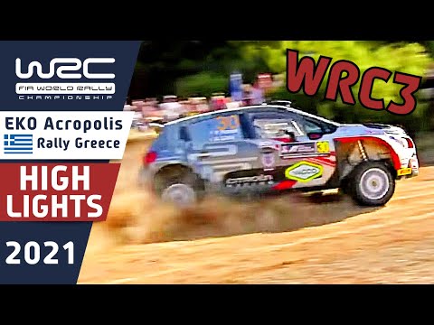 WRC3 Highlights Day 1 : WRC EKO Acropolis Rally Greece 2021. End of Day 1 Results