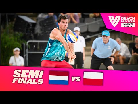 Boermans/de Groot vs. Łosiak/ Bryl - Semi Final Highlights | Hamburg 2025 #BeachProTour