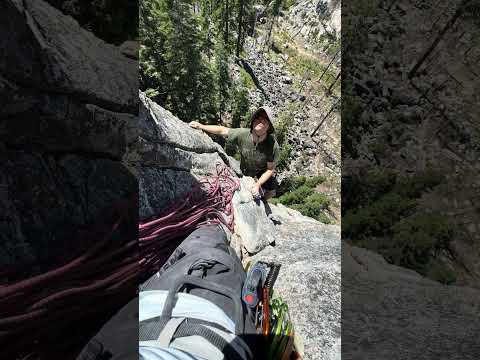 Free Solo Climber Passes Us