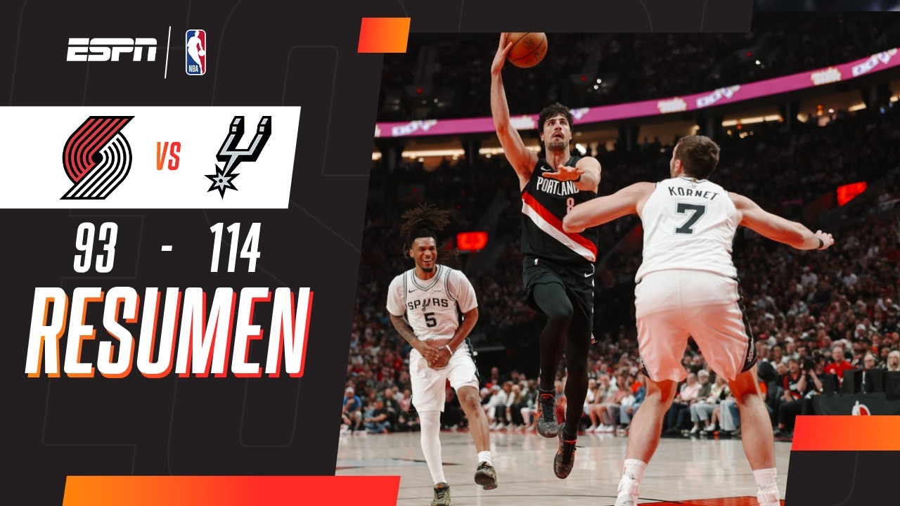 LOS SPURS METIERON UN TRIUNFAZO Y SACARON VENTAJA | Portland 93-114 San Antonio | RESUMEN