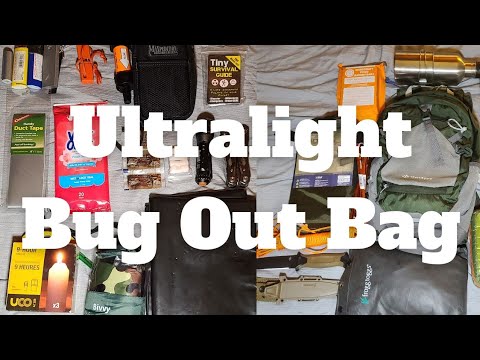 Ultralight Bug Out Bag with Survival Gear Recommendations