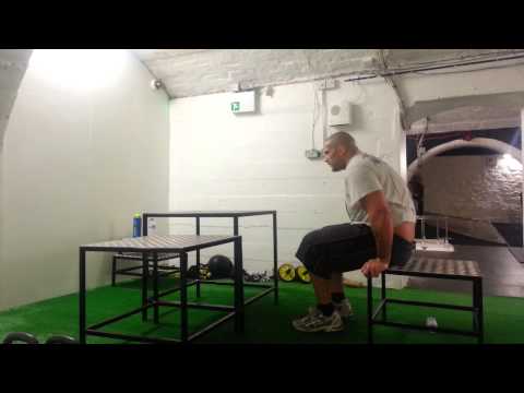James Thompson - seated box jump