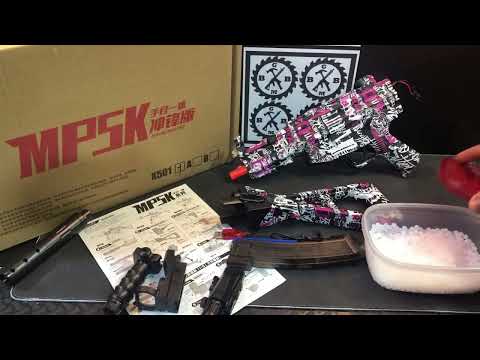 Showcase-Setup - Demo & FPS: VDD TOYS - MP5K Automatic Gel Ball Blaster