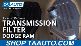 How to Replace Transmission Filter 02-10 Dodge Ram 1500