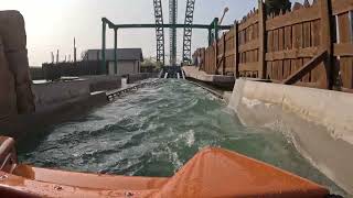 SPEED Water Coaster - Energylandia POV front view ride. 
Strefa