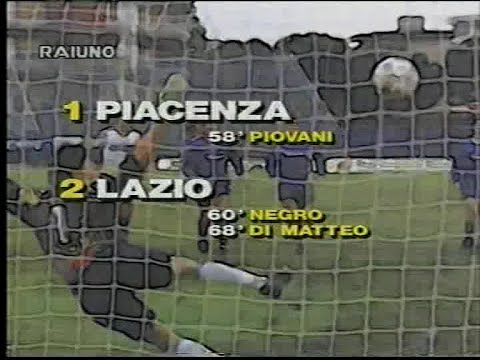 SERIE A 1993/1994: PIACENZA - LAZIO 1-2