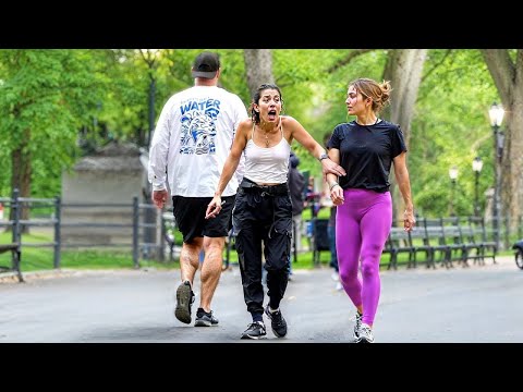 Funny WET Fart Prank in Central Park! TROUBLE in Paradise!