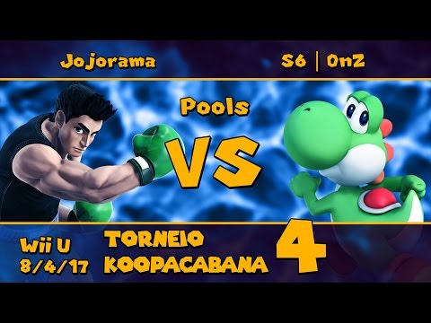 T. Koopacabana 4 - Jojorama (Little Mac) vs. S6 | Onz (Yoshi) - Pools