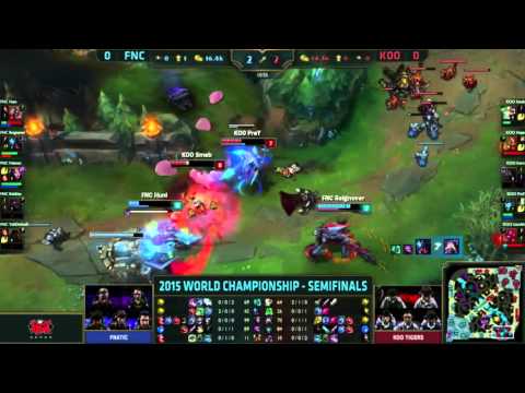 Two Triple Kills Teleport Gank Fnatic Vs KOO Tigers | LoL World Championship 2015