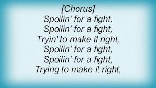 Ac Dc - Spoilin&#39; For A Fight Lyrics