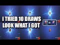 I TRIED 10 DRAWS AND LOOK WHAT I GOT IN KOF BINGO EVENT