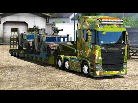 US Army Cargo Transport Simulator Features: