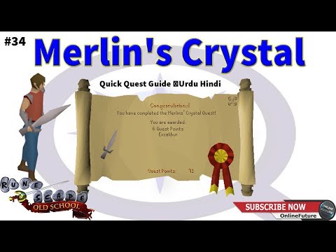 OSRS│How To Complete Merlin's Crystal Quest 2020 │Quick Quest Guide │Urdu Hindi