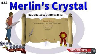 OSRS│How To Complete Merlin's Crystal Quest 2020 │Quick Quest Guide │Urdu Hindi