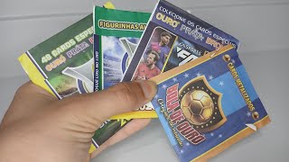 ABRINDO VARIOS MODELOS DE CARDS DE FUTEBOL
