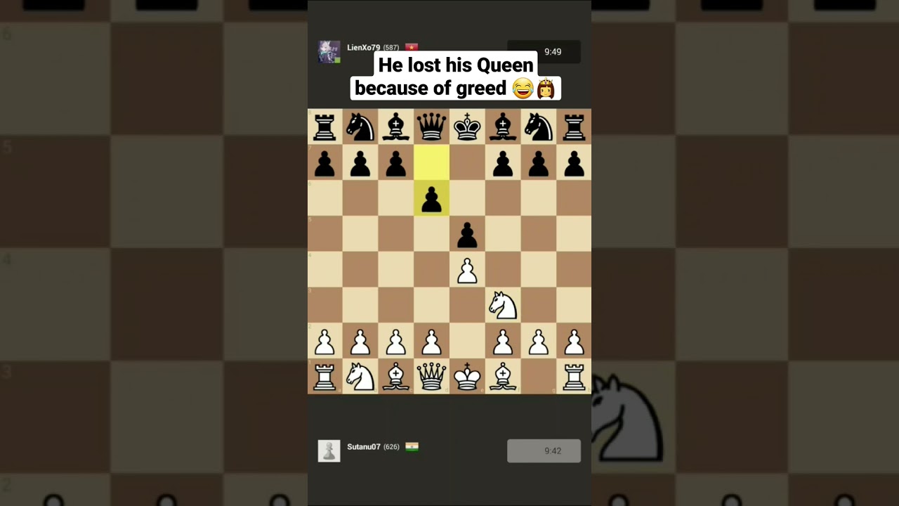 How to Pin Queen in Chess 👸😂