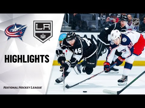 NHL Highlights | Blue Jackets @ Kings 1/6/20