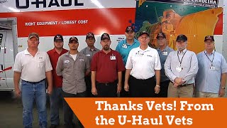 Thanks Vets! A message from the Veterans on Team U-Haul